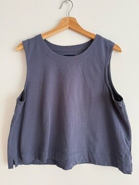 GAP Women's Sleeveless Tank Top - Slate Gray Blue